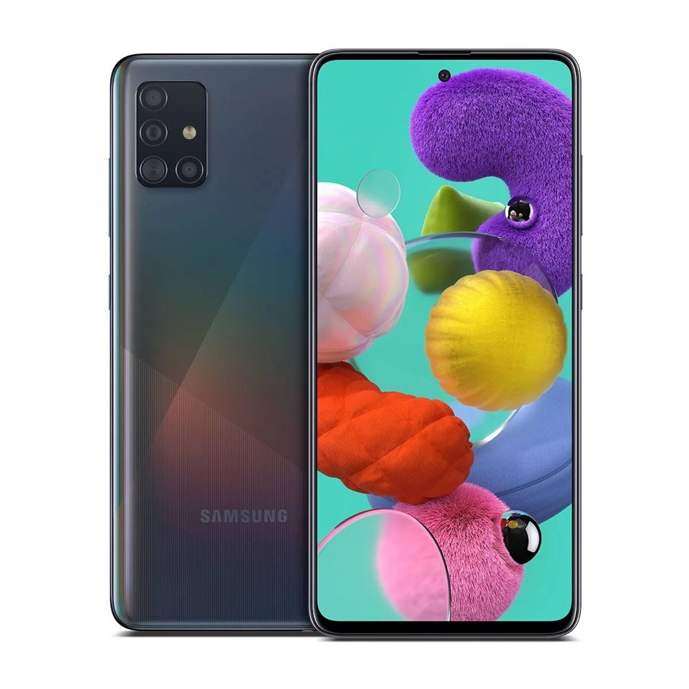 NWT SAMSUNG Galaxy A51 BLACK 128 GB smartphone sealed in box Att locked